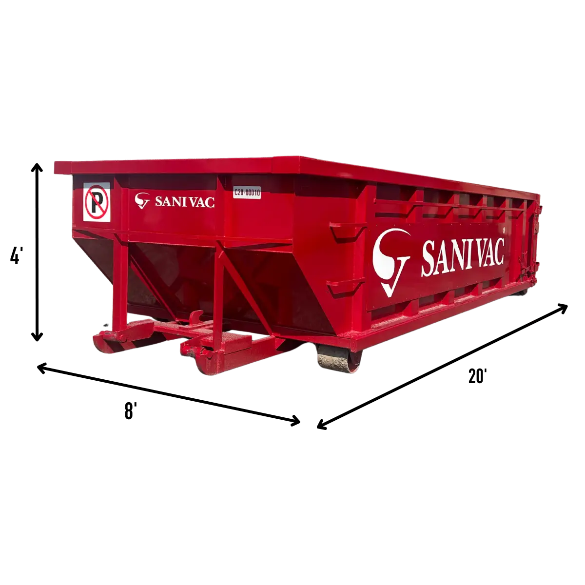 Conteneur construction 20 verges - Sanivac